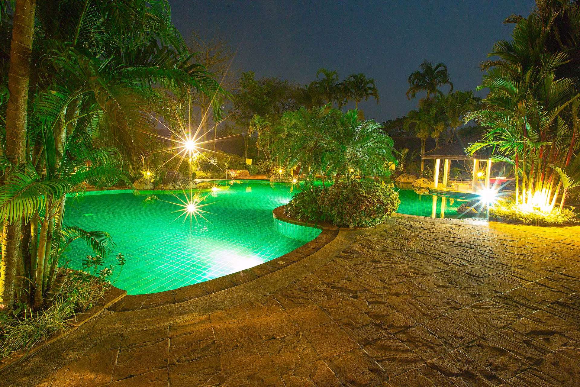 Pool twilight